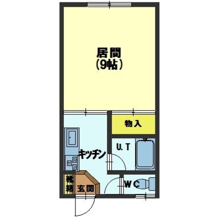 インテリア陣川の物件間取画像